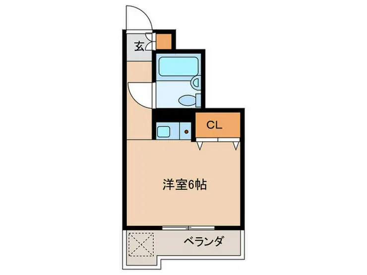 倉林マンション 2階階 間取り