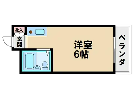 プレアール昭和町(1K/5階)の間取り写真