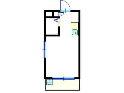 メゾン・ド・ジョワ(ワンルーム/2階)の間取り写真