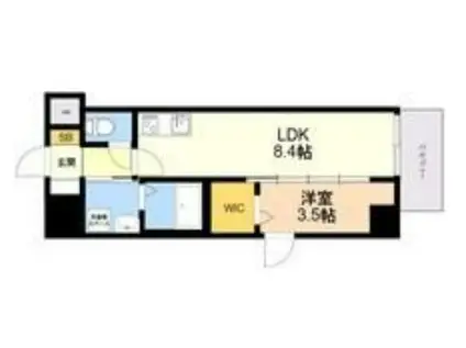 LIFEFIELD諸岡II(1LDK/3階)の間取り写真