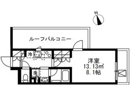 グランデュオ高田馬場クレスト(1K/5階)の間取り写真