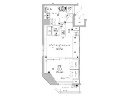 セジョリ墨田イーストIII(1LDK/5階)の間取り写真