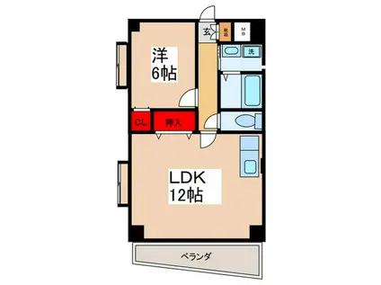 TOMI大塚(1LDK/4階)の間取り写真