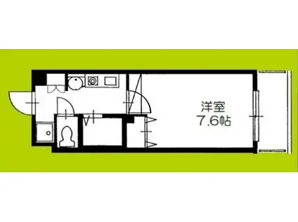 Mプラザ蒲生四駅前(1K/10階)の間取り写真