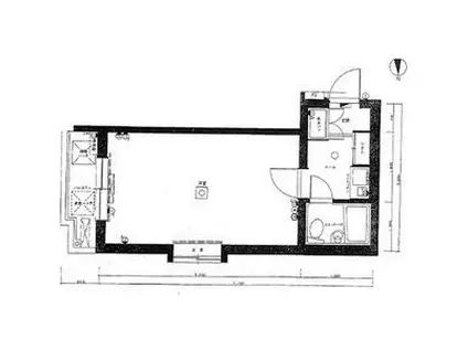 日興パレス西巣鴨公園(1K/1階)の間取り写真