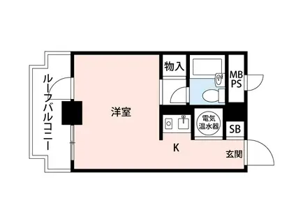 ライオンズマンション文京第3(ワンルーム/4階)の間取り写真