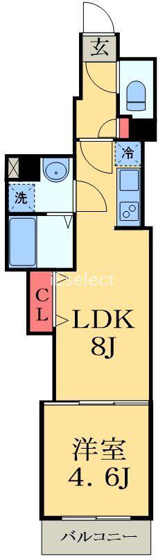 COTE DOR SOGA(1LDK/1階)の間取り写真