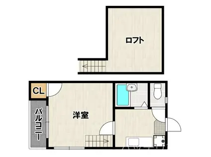 リ・マージュ(1K/1階)の間取り写真