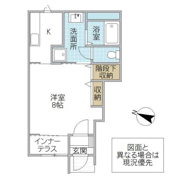 MAISONTAKAHASHI(1K/1階)の間取り写真