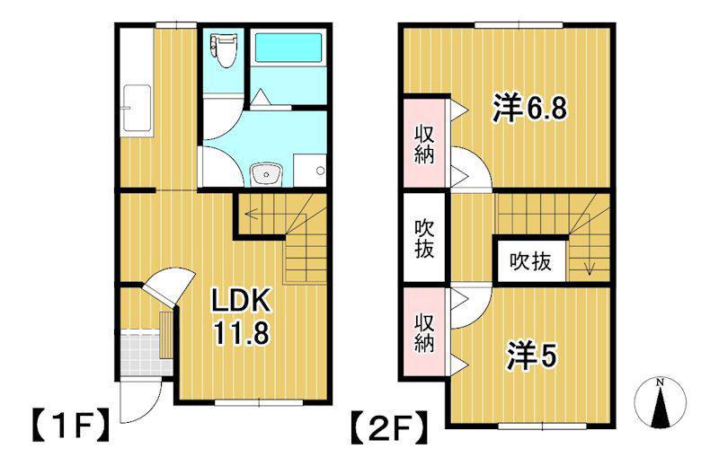 メゾン・ド・グランパ(2LDK/1階)の間取り写真