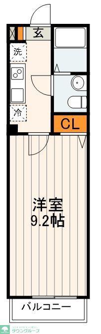 SKY ROKUCHO(1K/5階)の間取り写真