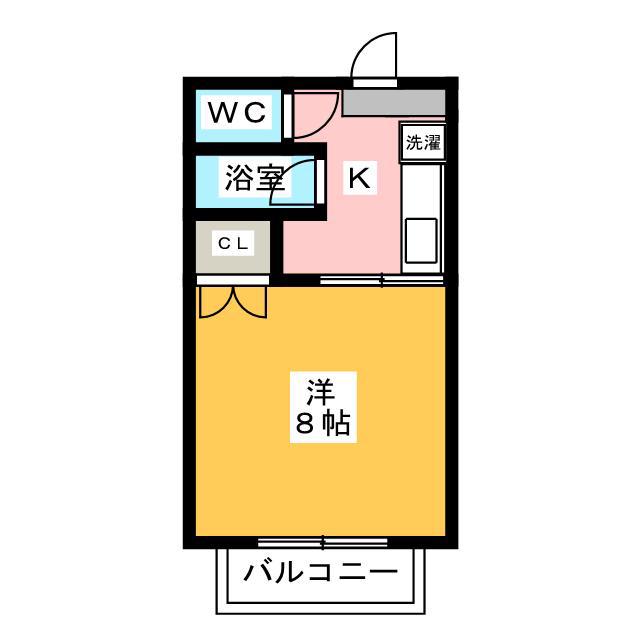 メゾン池田(1K/1階)の間取り写真