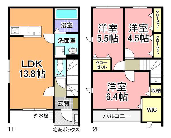 SOLEIL TERRACE(3LDK/1階)の間取り写真
