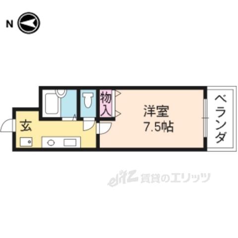 INAK BLDG(1K/5階)の間取り写真