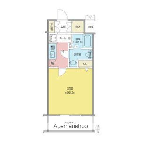 SHOKEN RESIDENCE名古屋サウス(1K/9階)の間取り写真