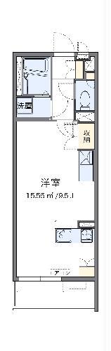 レオネクストひだまりII(ワンルーム/2階)の間取り写真