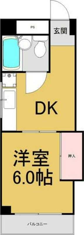 CASA NOAH鶴舞公園I(1DK/4階)の間取り写真