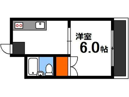 神田ビル(1K/3階)の間取り写真