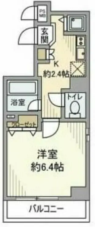 サンテミリオン芝公園 3階階 間取り