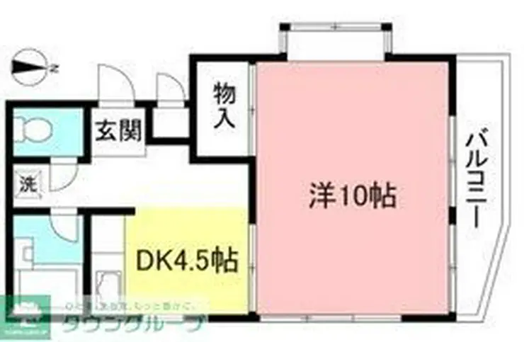 ベルポアン多摩川 2階階 間取り