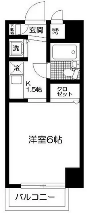 日神パレス西新井 5階階 間取り