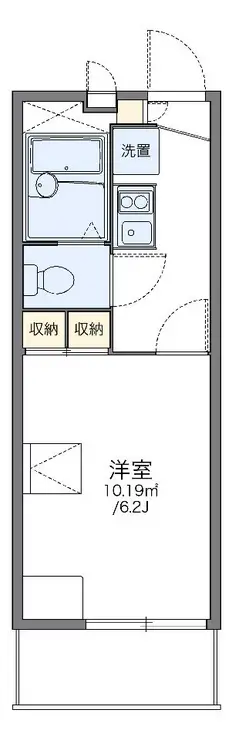 レオパレスヴィレッジ 3階階 間取り