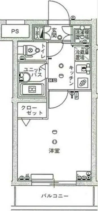 スカイコート練馬桜台 5階階 間取り
