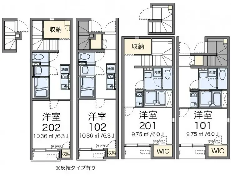 レオネクストムーンハウス 2階階 間取り