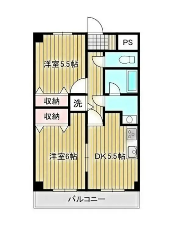 レフォール登戸 2階階 間取り