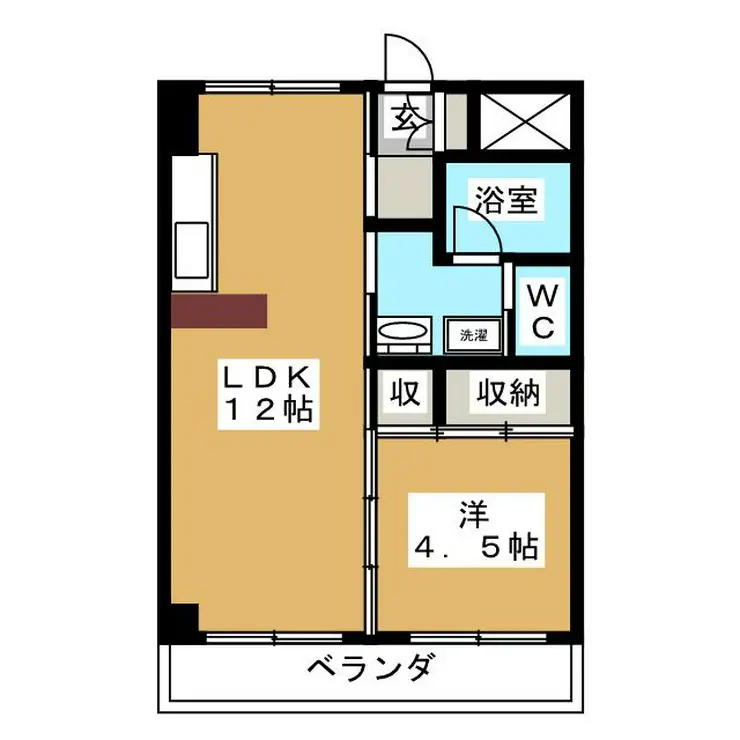 大和田ハイツ 2階階 間取り