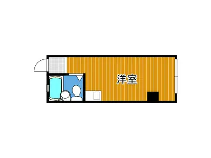 タイキマンション(ワンルーム/2階)の間取り写真