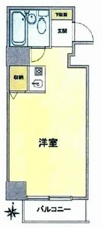 スカイコート下高井戸 10階階 間取り