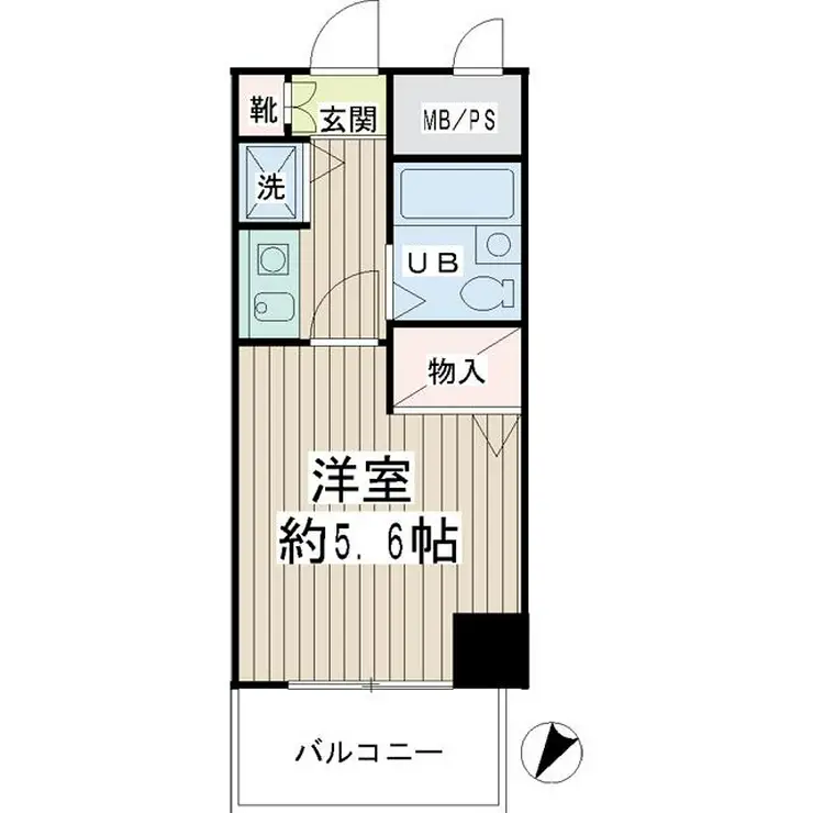 ネオマイム新子安弐番館 3階階 間取り