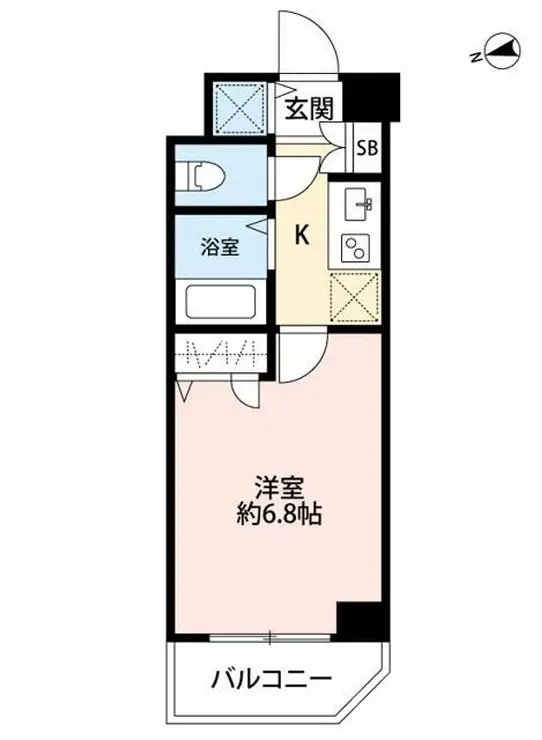 菱和パレス飯田橋 3階階 間取り
