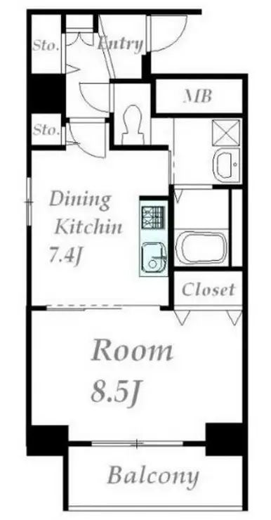 ノールお茶の水 5階階 間取り