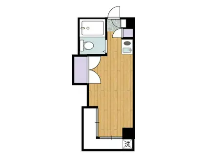 メゾン富田町(ワンルーム/5階)の間取り写真