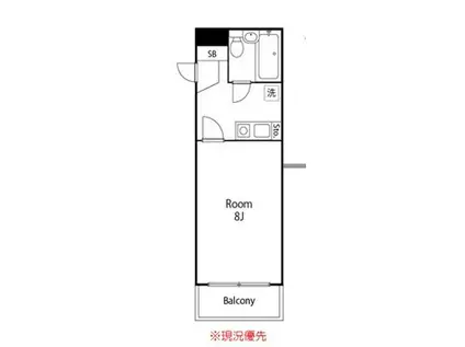 ハイムムラカミ(1K/3階)の間取り写真