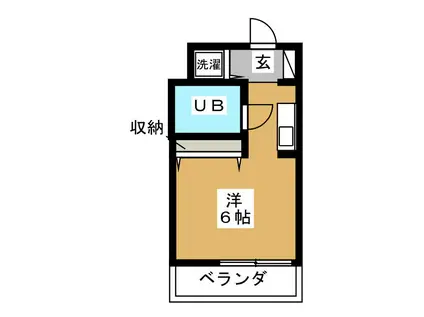 ホーユウコンフォルト白楽A棟(ワンルーム/4階)の間取り写真