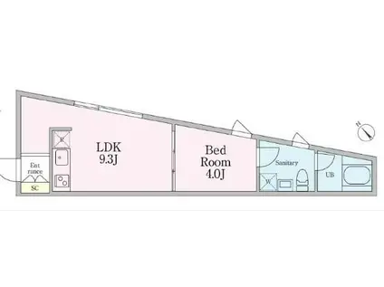 アート・フル永福(1LDK/1階)の間取り写真