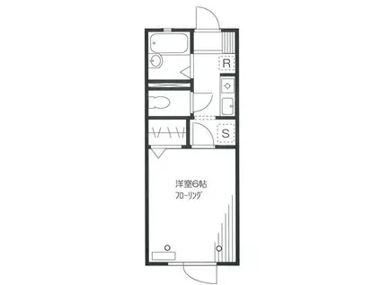 NOTRE CONTINENT(1K/2階)の間取り写真