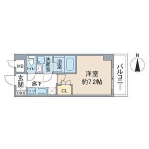 VANCOUVER1118大曽根(1K/5階)の間取り写真