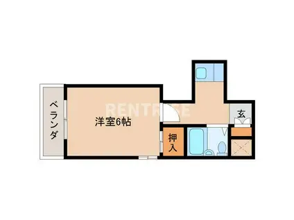 OMレジデンス岩倉(1K/3階)の間取り写真