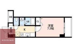 SERENEMIYAKOJIMA(1K/4階)の間取り写真