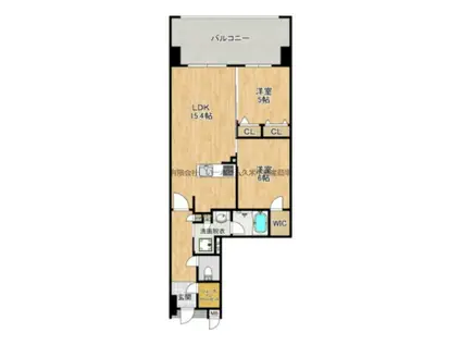 アメイズ諫早駅前プレミアム(2LDK/8階)の間取り写真