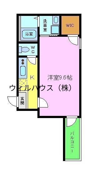 フジパレス鳳駅西3番館(1K/1階)の間取り写真