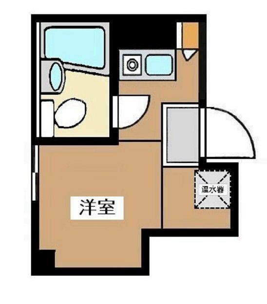 ダイヤモンドビル木場(ワンルーム/6階)の間取り写真