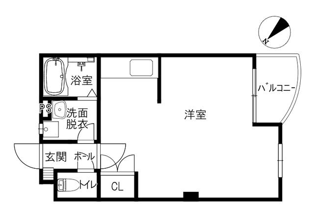 FOREST TOWN(ワンルーム/2階)の間取り写真