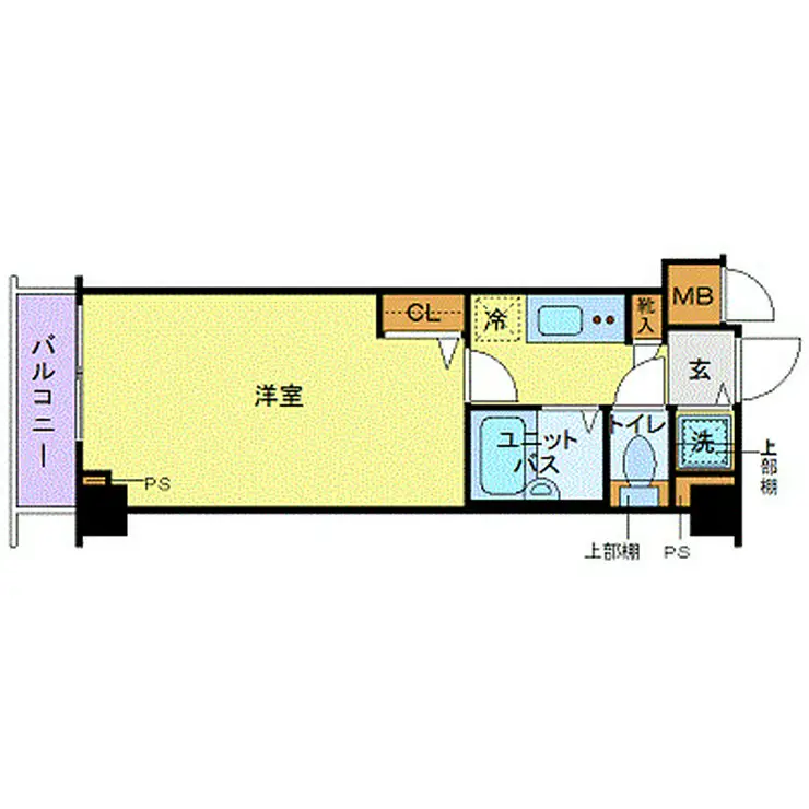 トーシンフェニックス日本橋兜町参番館 4階階 間取り