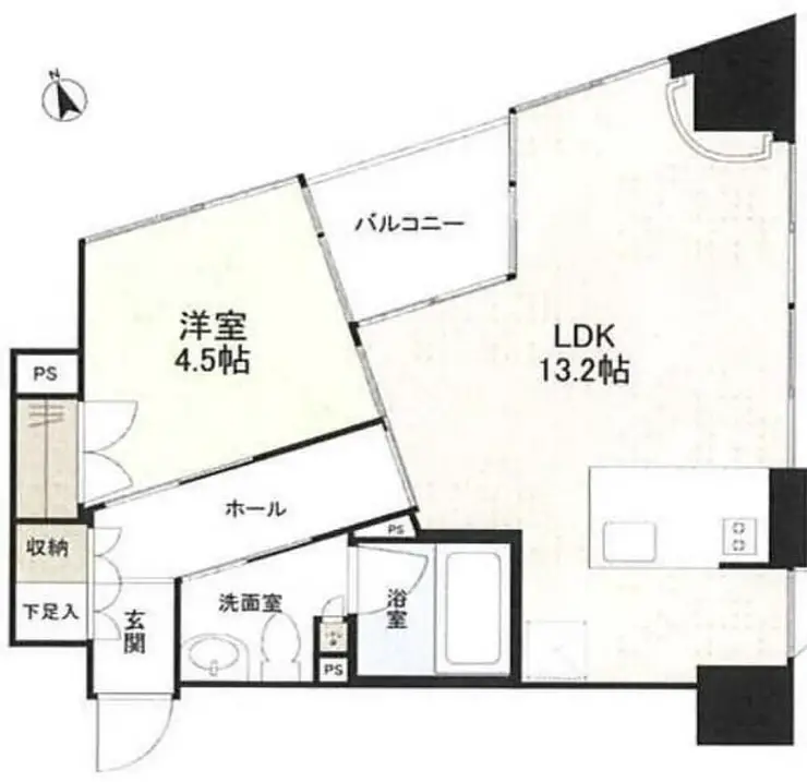 レグノ・プレミア高輪 8階階 間取り