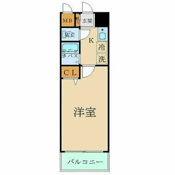 プレール三田 5階階 間取り